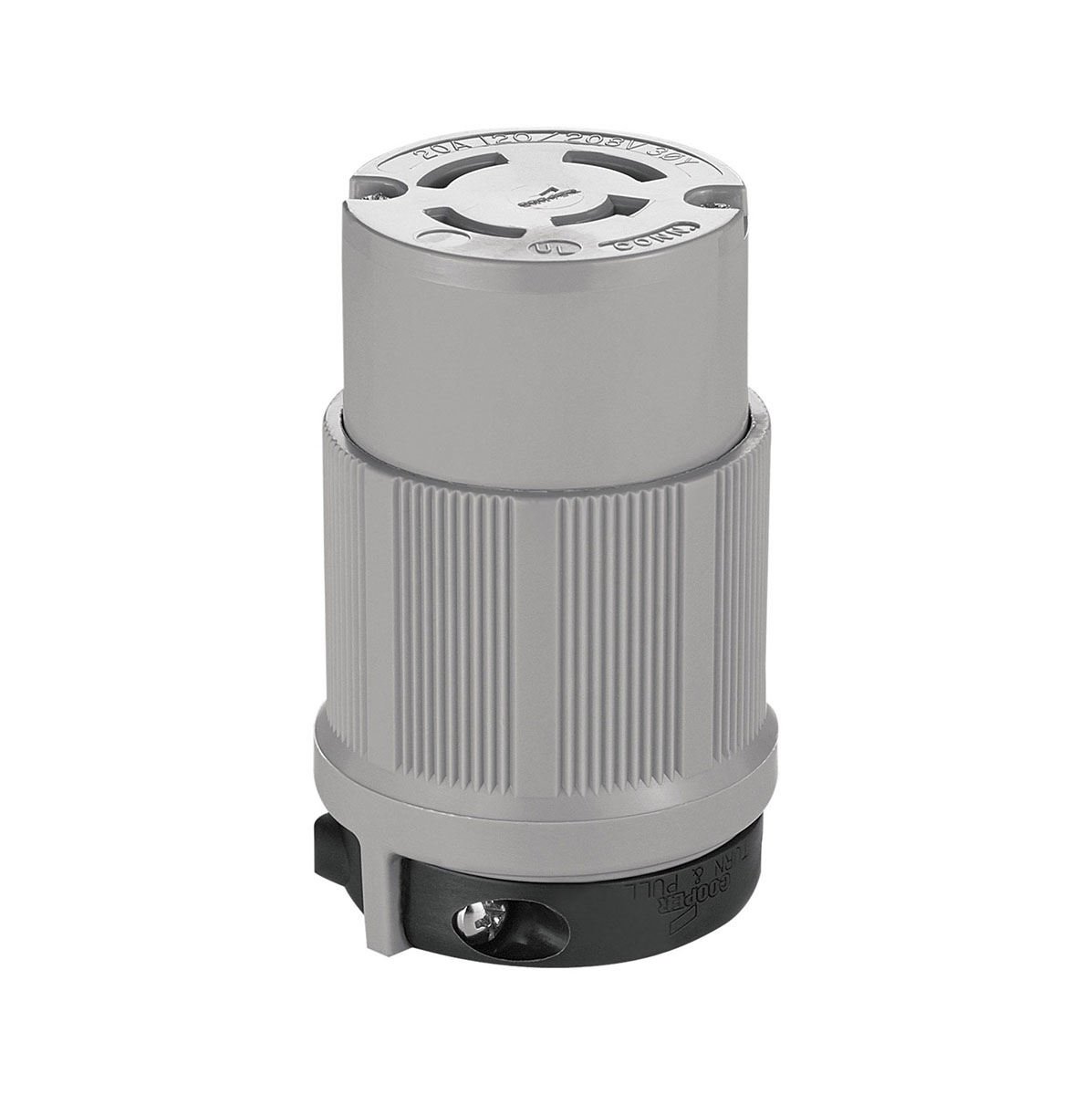 CONECT. NYLON 4P 20A 120V GRIS 7413C | Humberto Chacon CONECT. NYLON 4P 20A 120V GRIS 7413C