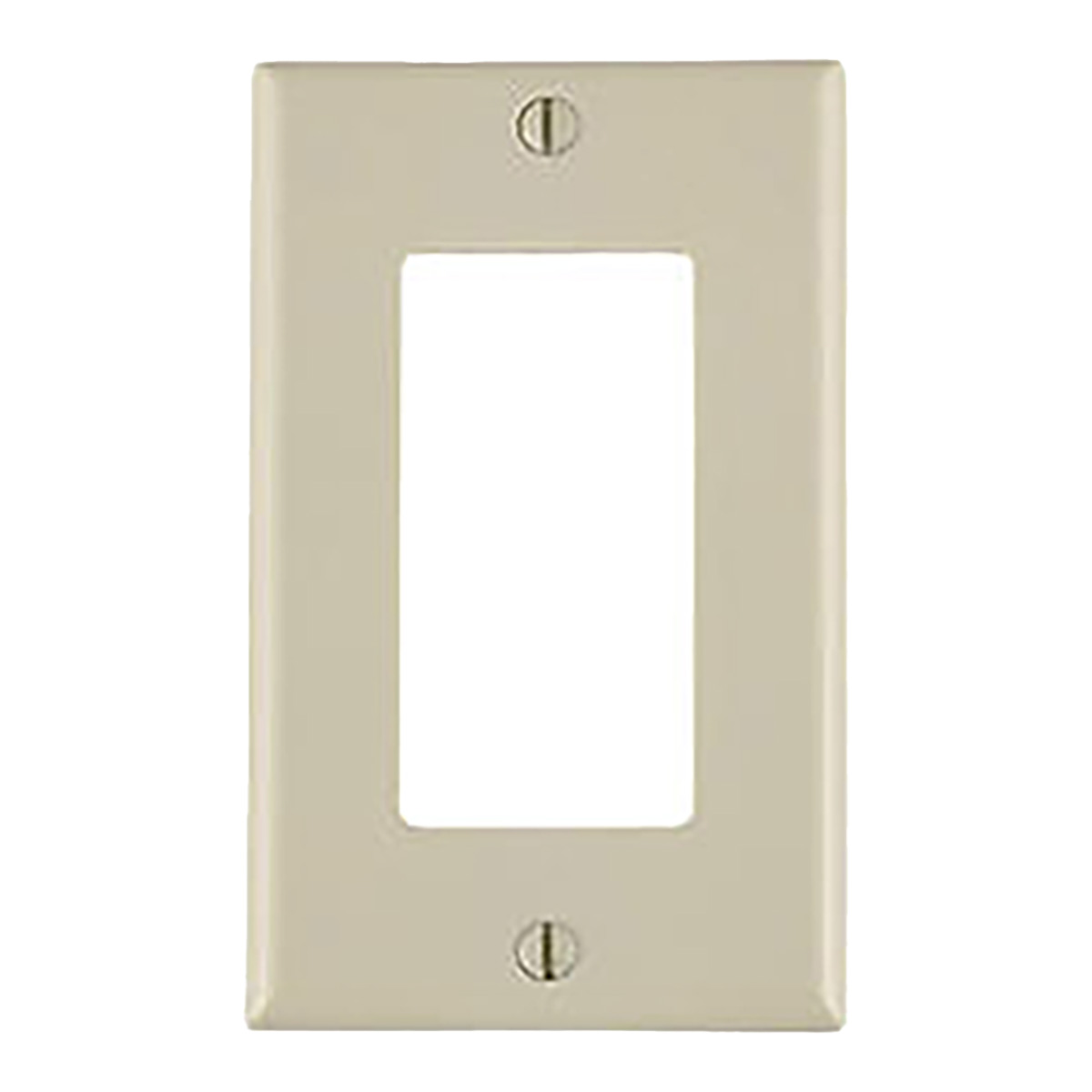 Placa 1 Ventana Con Tornillos. Decora Almendra Claro - 80401-00T | Placa 1 Ventana Con Tornillos. Decora Almendra Claro - 80401-00T
