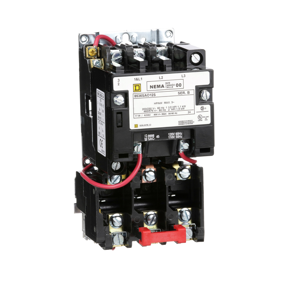 Arrancador Mag. 9A 600Vac - 8536SAO12V02S | Arrancador Mag. 9A 600Vac - 8536SAO12V02S