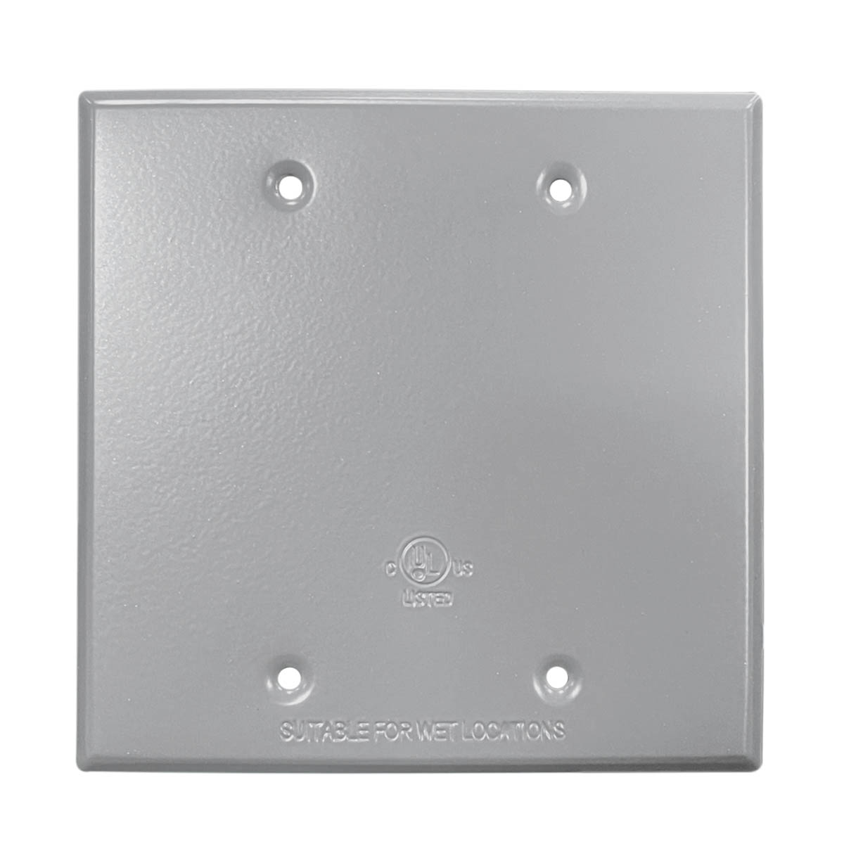 Placa de aluminio ciega cuadrada 4 1/2" x 4 1/2" - 8800460 | Placa de aluminio ciega cuadrada 4 1/2" x 4 1/2" - 8800460