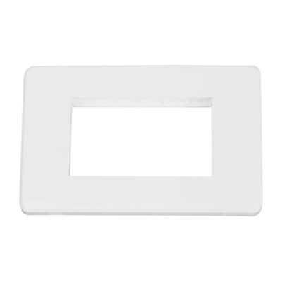Placa de plástico blanca sencilla - 8800495