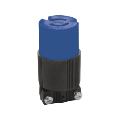 Clavija colgante con seguro de media vuelta 2 polos 2 hilos - 8810500