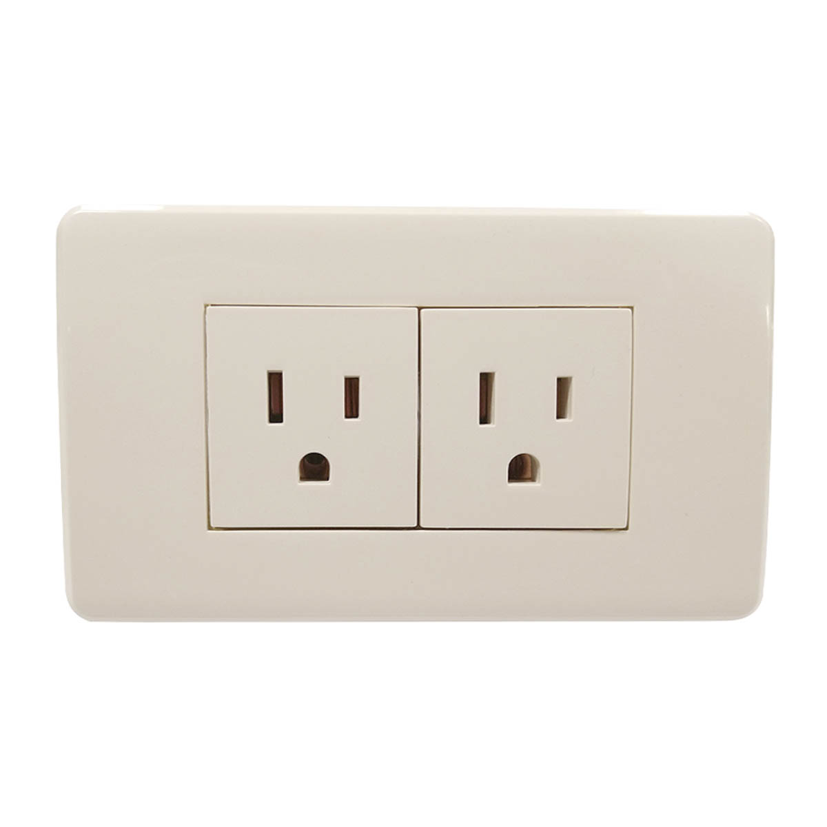 Contacto doble con placa marfil - 8810901 | Contacto doble con placa marfil - 8810901