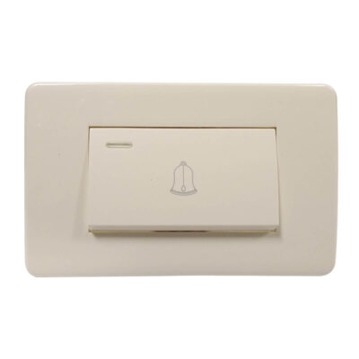 Apagador para timbre con placa marfil - 8840421