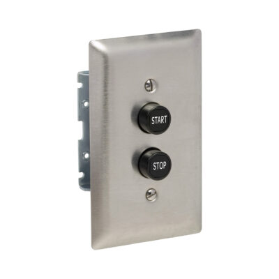 Push Button, Type B, Standard Duty Control Station, 5A, 600 Vac, Start/Stop, Nema 1 Flush Mount - 9001BF201