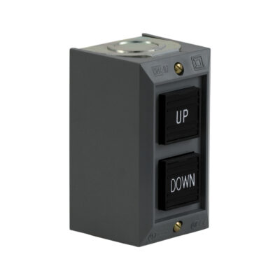 Complete Control Station, Harmony 9001B, 2 Push Buttons Up-Down, 5A, 600V Ac, 2No, Nema 1 - 9001BG208