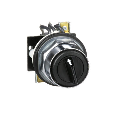 Potenciómetro - Diametro 30 - Maneta Negra Con Placa De Dial - 10.000 Ohm - 9001K2108