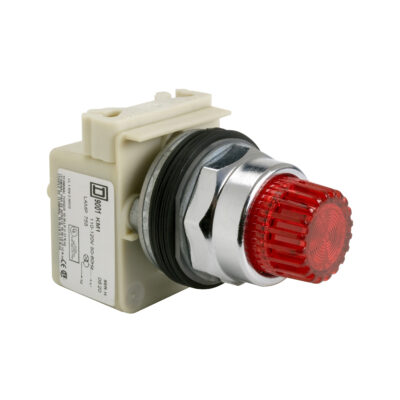 Pulsador Rojo Iluminado - Tipo K - Diametro 30 - Redondo - Momentáneo - 9001K2L1R