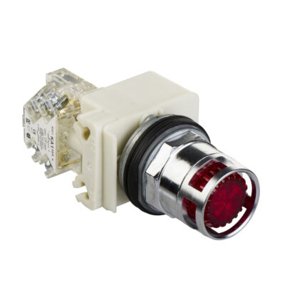 Pulsador Rojo Luminoso Diametro 30 - Retorno De Resorte Nivelado - 24 V - 1 Ac - 9001K3L35LRRH13