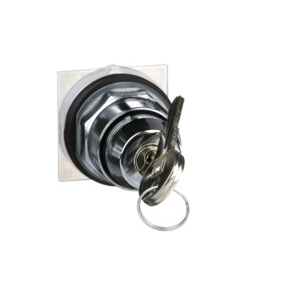 Conmutador Selector Diametro 30 - 2 Posiciones Mantenidas - Accionado Por Llave - E10 - 9001KS11K1