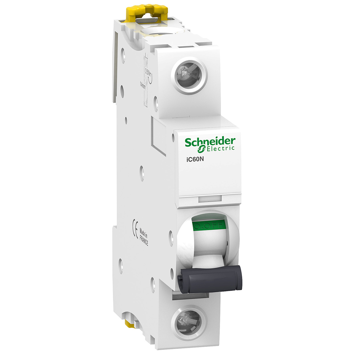 Interruptor Termomagnético A9 Ic60N 1P 20A C - A9F74120 | Interruptor Termomagnético A9 Ic60N 1P 20A C - A9F74120