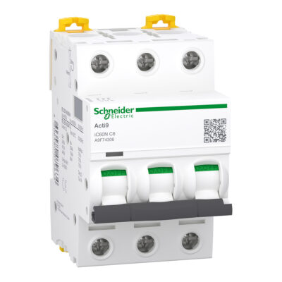 Acti9 Interruptor Termomagnetico Ic60N 3X6 A Curva C - A9F74306