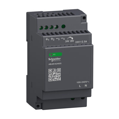 Fuente De Alimentación Regulada, 100-240 V Ca, 24 V 2,5 A, Monofásica, Modular - ABLM1A24025