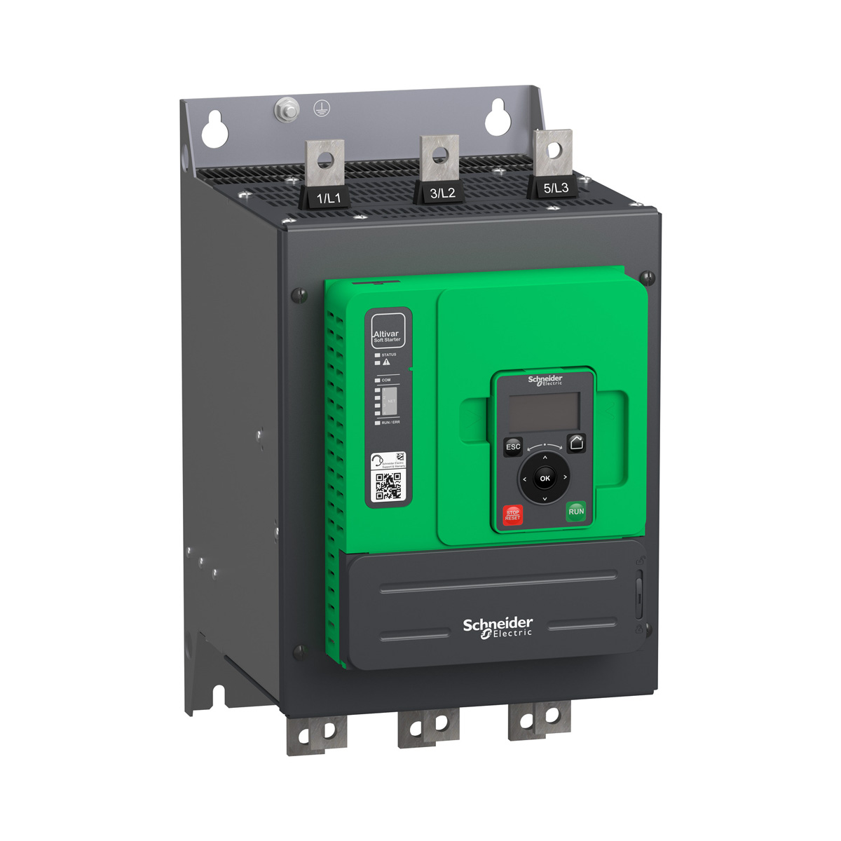 Arrancador Suave, Altistart 480, 170 A, 208 A 690 V Ca, Suministro De Control De 110 A 230 V Ca - ATS480C17Y | Arrancador Suave, Altistart 480, 170 A, 208 A 690 V Ca, Suministro De Control De 110 A 230 V Ca - ATS480C17Y