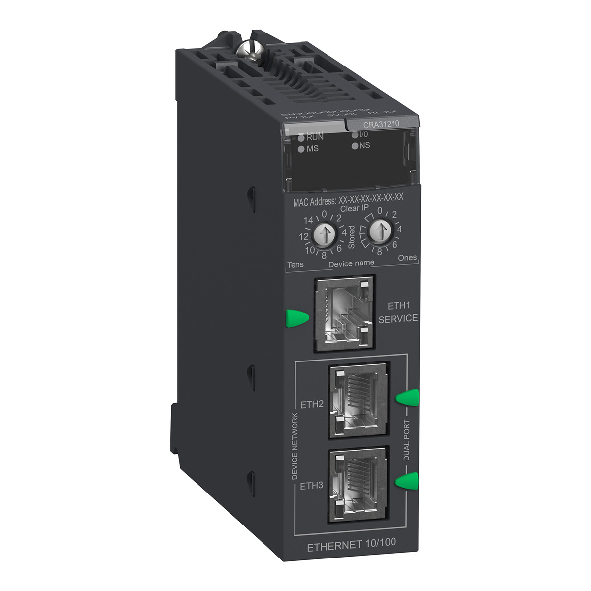 Modicon X80 Rio Drop E/Ip Performance - Service Port - Advanced Features - BMXCRA31210 | Modicon X80 Rio Drop E/Ip Performance - Service Port - Advanced Features - BMXCRA31210