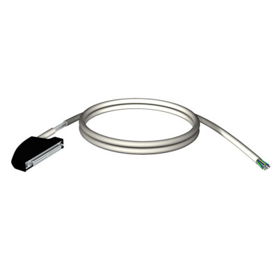 Cabo Blind. - Terminal 40 Vias - Cabos Lig. Uma Extremidade – Para E/S M340 - 3M - BMXFCW301S