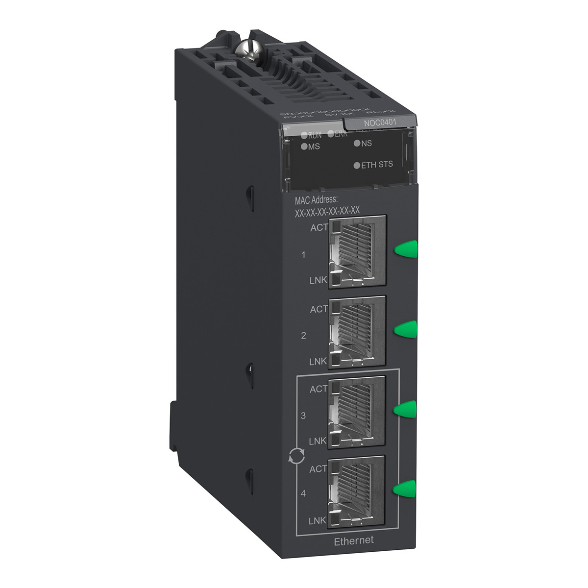 Módulo Ethernet M340 - 4 X Rj45 10/100 - BMXNOC0401 | Módulo Ethernet M340 - 4 X Rj45 10/100 - BMXNOC0401