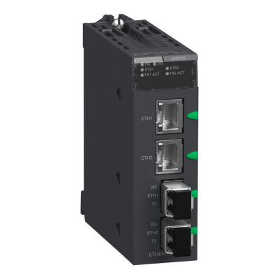 Fiber Converter Mm/Lc 2Ch 100Mb - BMXNRP0200
