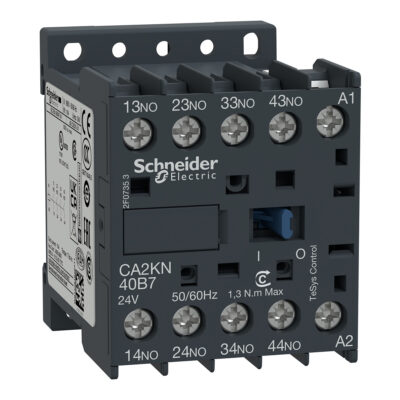 Contator Tesys Ca2-K - 4 Na - Instantâneo - 10 A - 220...230 V Ca - CA2KN40M7