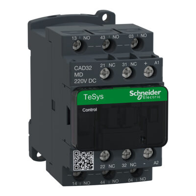 Tesys Deca Control Relay - 3 No + 2 Nc - <= 690 V - 220 V Dc Standard Coil - CAD32MD