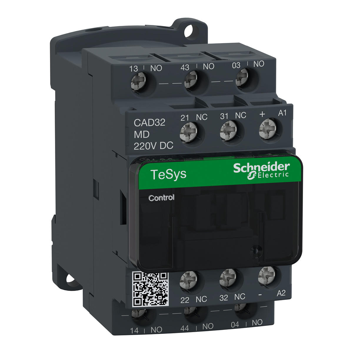 Tesys Deca Control Relay - 3 No + 2 Nc - <= 690 V - 220 V Dc Standard Coil - CAD32MD | Tesys Deca Control Relay - 3 No + 2 Nc - <= 690 V - 220 V Dc Standard Coil - CAD32MD
