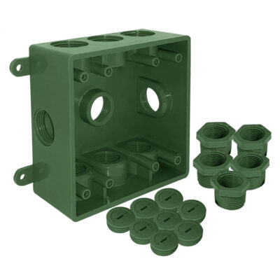 Caja cuadrada no metálica 117 x 117 x 50 mm - CAPC719V