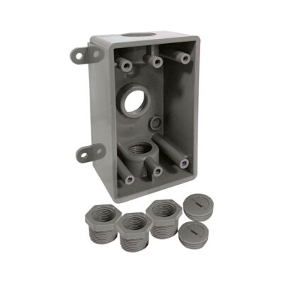 Caja rectangular no metálica 70 x 117 x 51 mm - CAPR719G