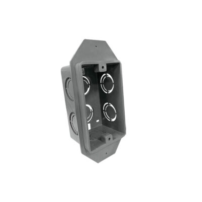 Chalupa 4x2" para plafon y tablaroca gris - CHPT713