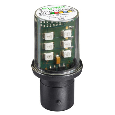 Bombilla Led Verde Para Señalización - Ba 15D - 24 V - DL1BDB3