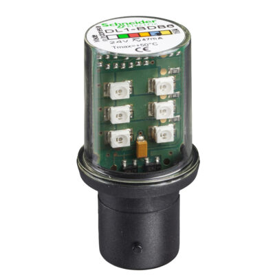 Bombilla Led Azul Para Señalización - Ba 15D - 24 V - DL1BDB6