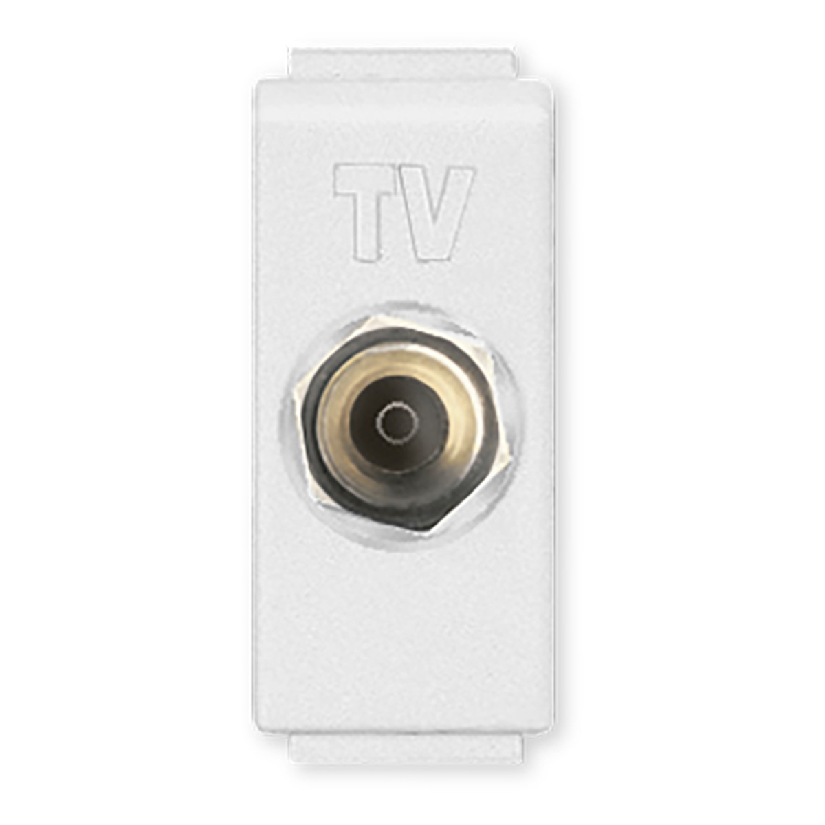 Toma De T.V. 1 Mód. Color Blanco - E2E52BN | Toma De T.V. 1 Mód. Color Blanco - E2E52BN