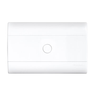 Placa Ciega Blanco De Resina Con Chasis - E5N0BN