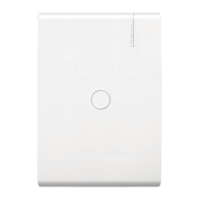 Placa Ciega Con Pre-Ruptura Y Chasis De Resina, Color Blanco - E5N0PTL