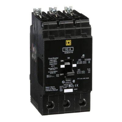 Interruptor Termomágnetico Marco E Para Tableros NF 3P 480/277Vca 110A - EDB34110