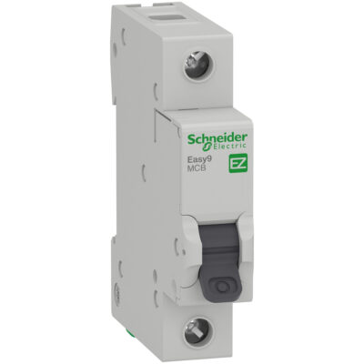 Interruptor  Miniatura, Easy9, 1 Polo, 6 A, C Curve, 6000 A - EZ9F56106