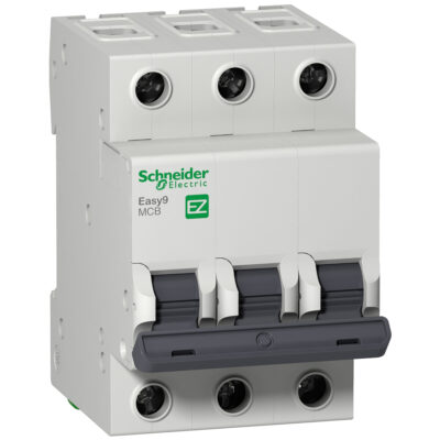 Interruptor  Miniatura, Easy9, 3P, 20 A, Curva C, 6000 A - EZ9F56320