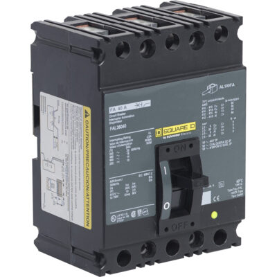 Circuit Breaker, Fa, 600V, 40A, 3 Pole - FAL36040