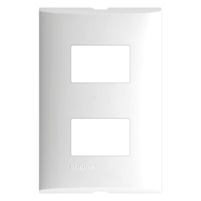 Placa 2 Mód. Color Blanco Con Chasis De Resina - FZA92