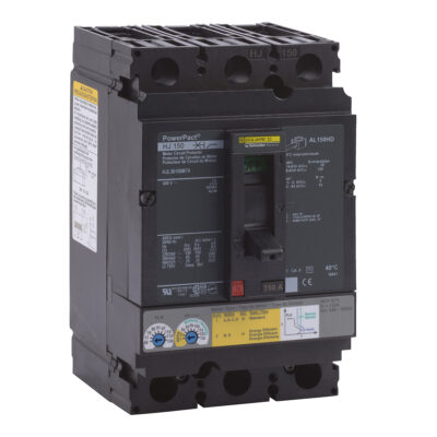 Interruptor Termomagnético Powerpact 3P 65K 480Vca Marco 150A - HJL36150M74