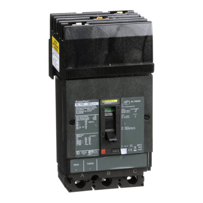 Interruptor Termomagnético Powerpact I-L 3 Polos 100 A Relacion 500:5 - HLA36100