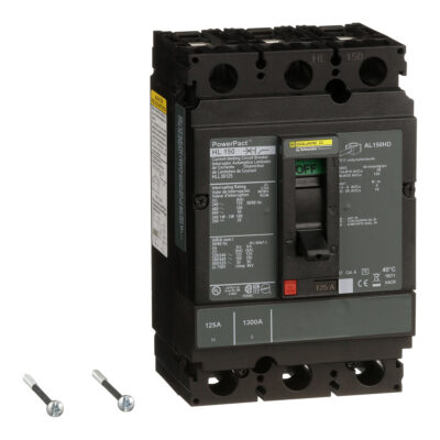 Interruptor Termomagnético Powerpact 3 Polos 125 A 100 Ka - HLL36125