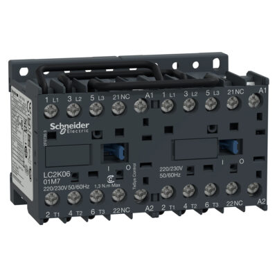 Tesys K - Contactor Inversor 3P Ac-3 - <=440 V 9 A - Bobina 110 V Ca - LC2K0901F7