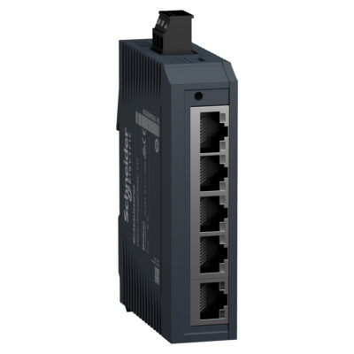 Switch Ethernet, Modicon Networking, Estándar, No Administrado, 5 Puertos Para Cobre - MCSESU053FN0