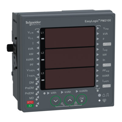 Easylogic Pm2120, Medidor De Potencia Y Energía, Hasta El Armónico 15, Pantalla Led, Rs485, Clase 1 - METSEPM2120