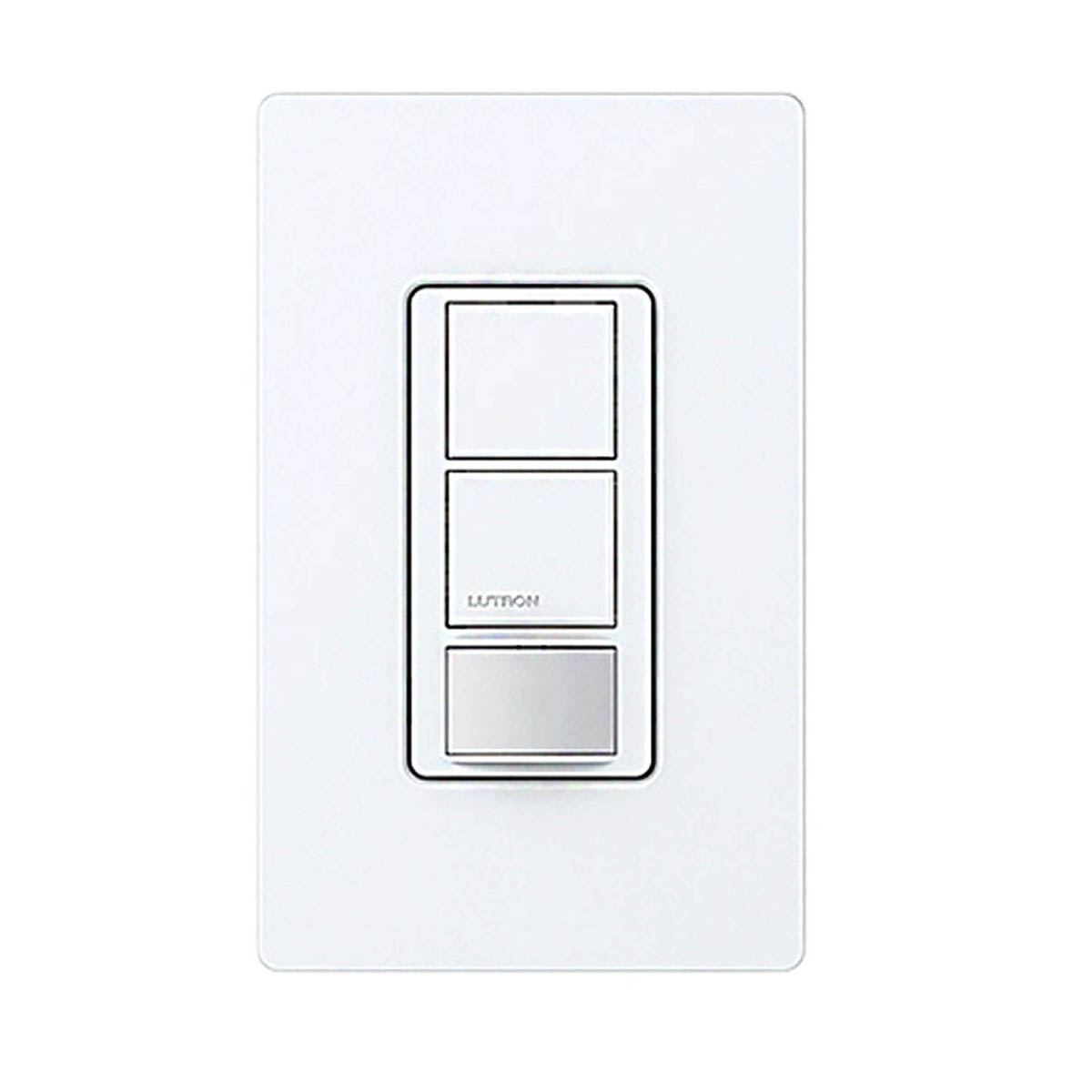 Apagador Doble con sensor de presencia 180°, 6 Amp 120/277 v - MS-OPS6-DDV-WH | Apagador Doble con sensor de presencia 180°, 6 Amp 120/277 v - MS-OPS6-DDV-WH