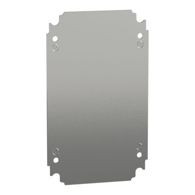 Placa De Montaje Ciega Al 300 X An 200 Mm En Chapa De Acero Galvanizado. - NSYMM32
