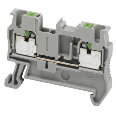 Bloque De Terminales De Paso - 2,5 Mm² 24 A Nivel Único 1X1 Push-In - Gris - NSYTRP22
