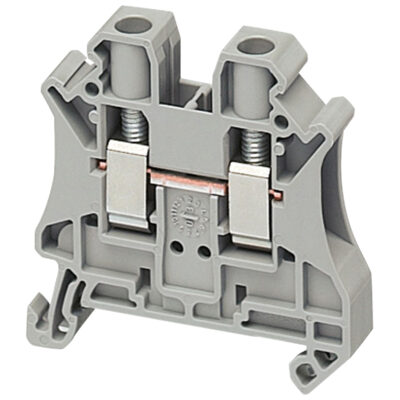 Bloque De Terminales De Paso - 6 Mm² 41 A Nivel Único 1X1 Tornillo - Gris - NSYTRV62