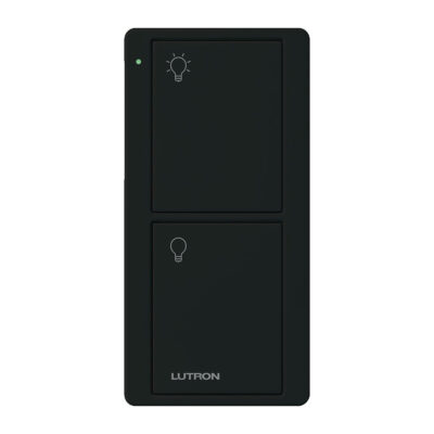 Control remoto PICO 2 botones encender/apagar, Caseta, RA3, Color Negro - PJ2-2B-GBL-L01