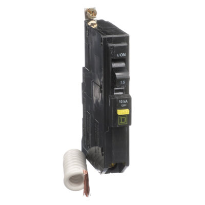 Interruptor Termomagnetico Qob 1 Polo 15  A, 6Ma Gfi, 10 Ka, Pgtail,  Atornillable - QOB115GFI